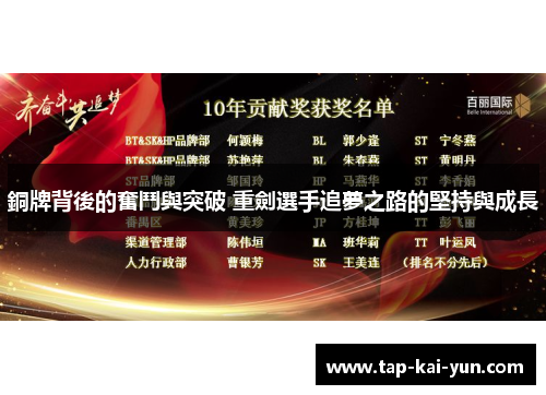 銅牌背後的奮鬥與突破 重劍選手追夢之路的堅持與成長 銅牌背後的奮鬥與突破 重劍選手追夢之路的堅持與成長