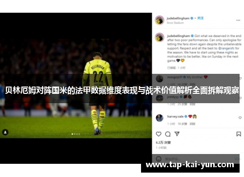 贝林厄姆对阵国米的法甲数据维度表现与战术价值解析全面拆解观察